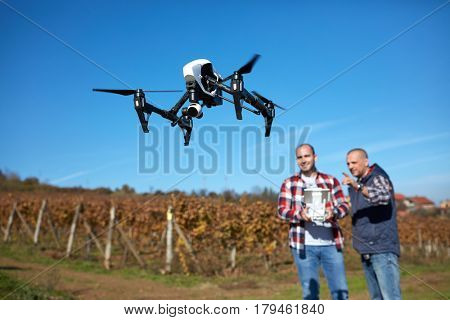 Drone in air