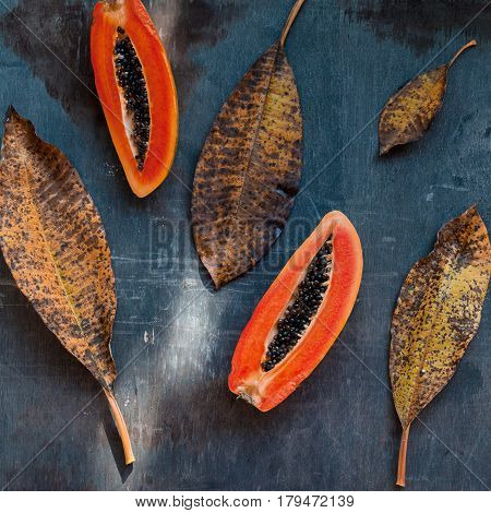 Fresh And Juicy Tropical Fruits: Papaya