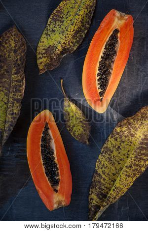 Fresh And Juicy Tropical Fruits: Papaya