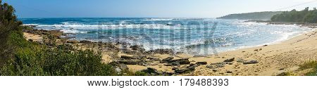 Panorama Landscape Of Tropical Beach