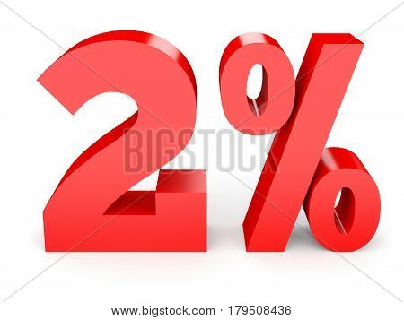Two Percent Off. Discount 2 %.