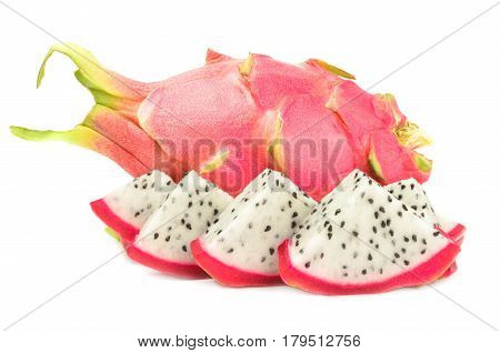 Pitaya isolated on a white background cutout