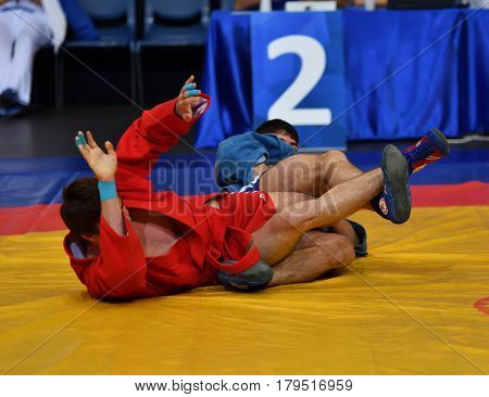 Orenburg, Russia - 29 October 2016: Boys Competitions Sambo