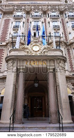 Inter Continental Carlton In Cannes, French Riviera.