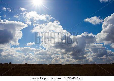 Humble sky in the morning, Kiev region, Boyarka