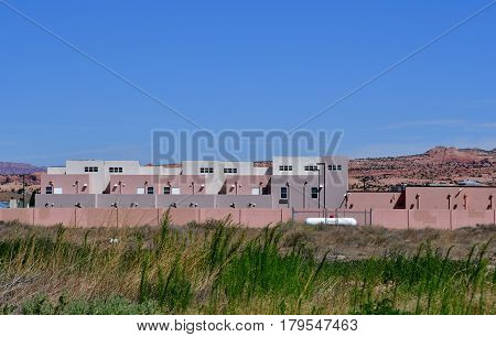 Arizona USA - july 8 2016 : the village of Kayenta near Monument Valley