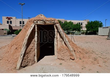 Arizona USA - july 8 2016 : the village of Kayenta near Monument Valley