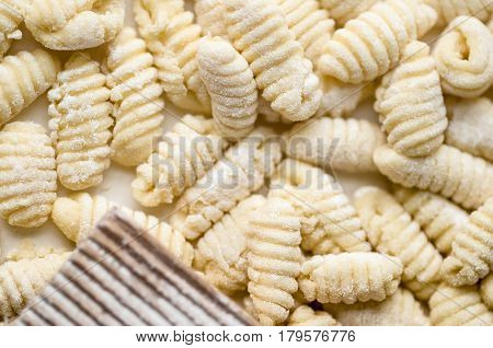Homemade Italian Traditional Gnocchi made with natural ingredients
