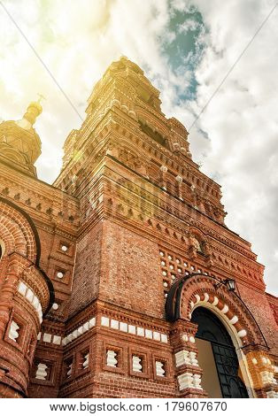 The Chernigovsky Skit Belfry in Sergiyev Posad, Golden Ring of Russia