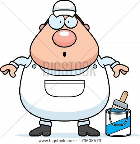 Surprised Cartoon Painter