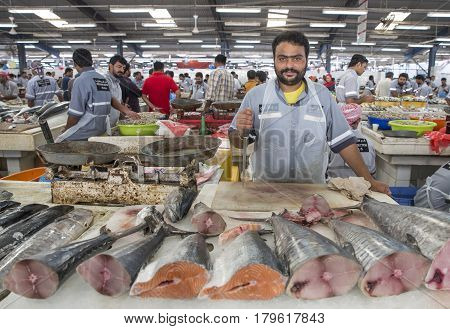 Old Dubai Fishmarket In Deira