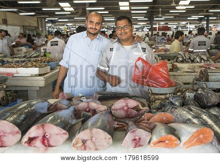 Old Dubai Fishmarket In Deira
