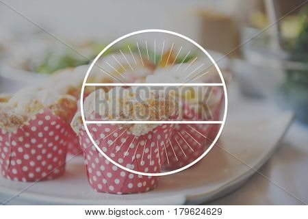 Dessert Sweet Cake Bake Banner Frame