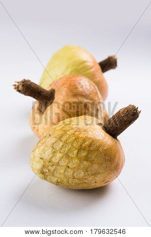 rare fruit from India names upon Lord Rama called Ramphal or Ram Phal or Ramfal or Ram fal also called as Annona reticulate or Soursop in english