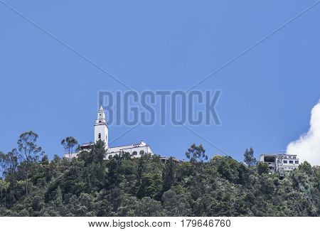 A Famous Monserrate church seen from below