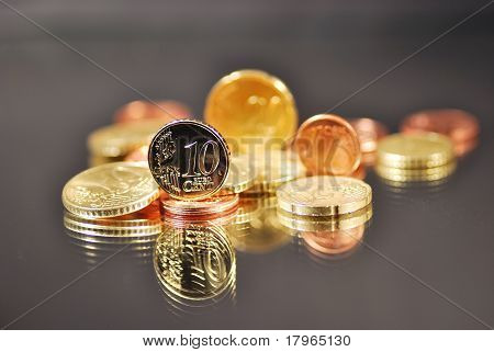 Euro kolikoita