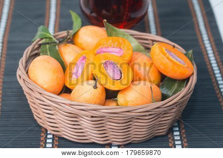 sweet Marian plum or Plum Mango thai fruit