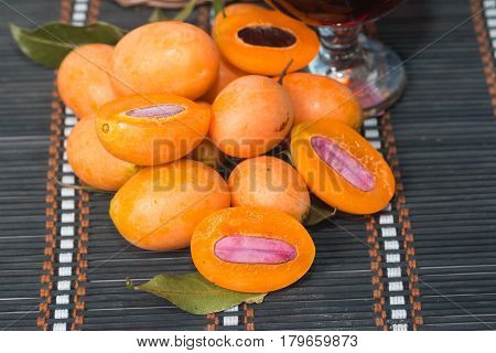 sweet Marian plum or Plum Mango thai fruit