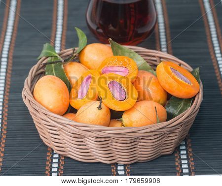 sweet Marian plum or Plum Mango thai fruit
