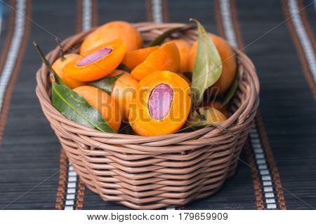 sweet Marian plum or Plum Mango thai fruit