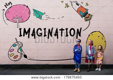 Children Imagination Learning Icon Concept