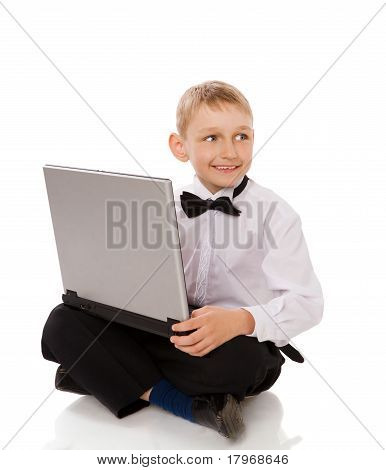 Jongen met Laptop
