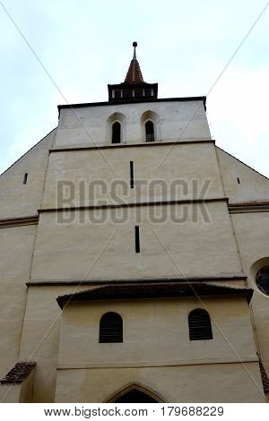 Medieval City Sighisoara. Urban Landscape In The Downtown Of The Medieval City Sighisoara, Transylva
