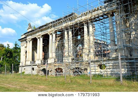 Little Trianon - ruins of the Gheorghe Grigore Cantacuzino s palace, a replica of the original palace in France.