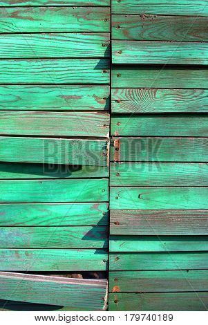 The old wooden Board with soome malachite pattern