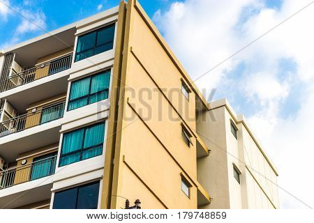 Apartment Residential Building In Modern City