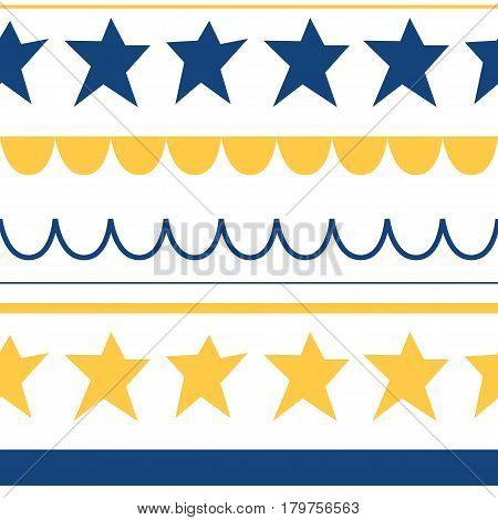 Abstract vector lines background seamless pattern ecoration design