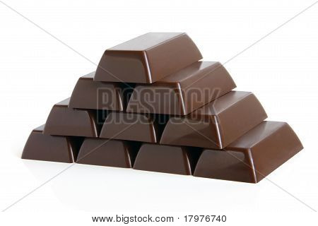 Pyramida čokoládových bonbónů