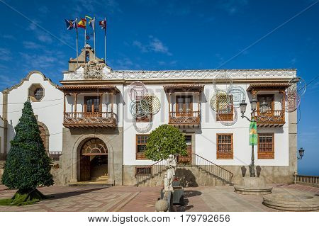 Icod de los Vinos old town sightseeing, Tenerife island, Spain.