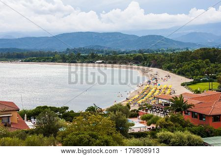 Coast of Sardinia San Gemiliano Beach Vacation in Italy Sardegna
