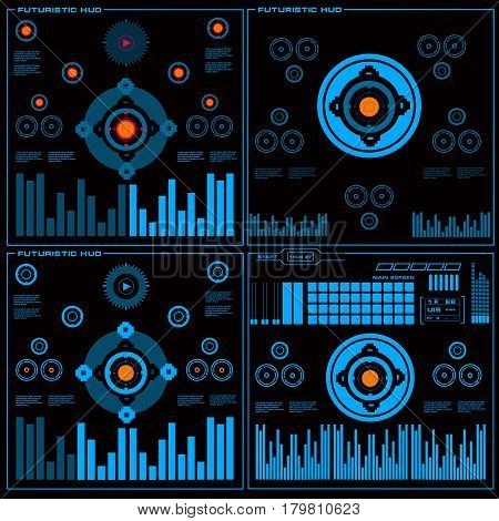 Futuristic Virtual Graphic Touch User Interface