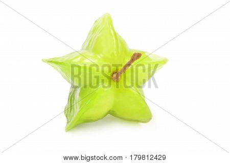 Star fruit isolated on a white background