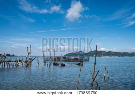 Classic fishing gear at Gulf of Thailand