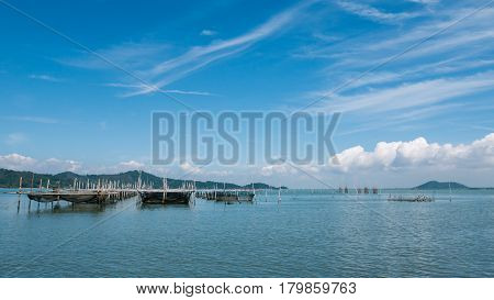 Classic fishing gear at Gulf of Thailand