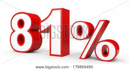 Eighty One Percent Off. Discount 81 %.