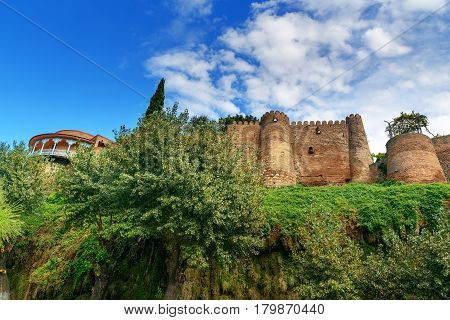 View On Queen Darejan's Palace In Tbilisi, Georgia