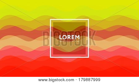 Vector Background In Orange Color Gamut. Abstract Background.