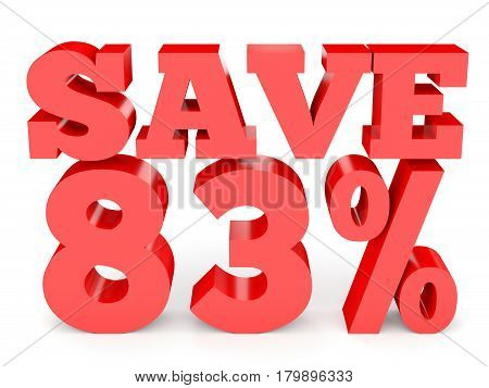 Eighty Three Percent Off. Discount 83 %.