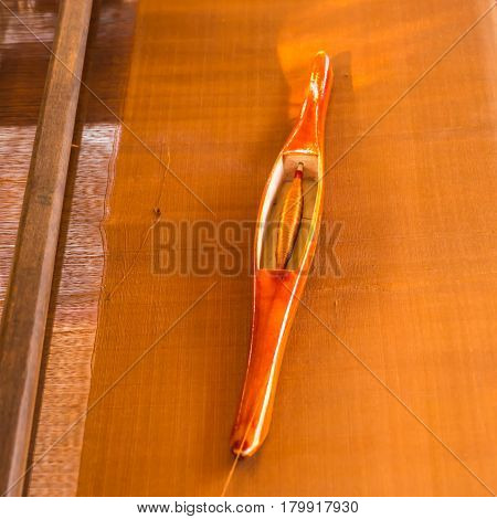 Thread bobbin handmade tool of weaving apparatus