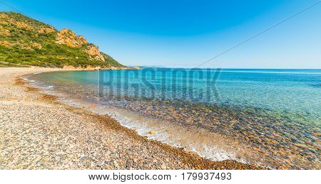 Baccu e Praidas beach in Sardinia, Italy