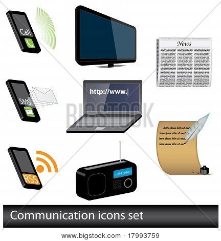 Communication icons
