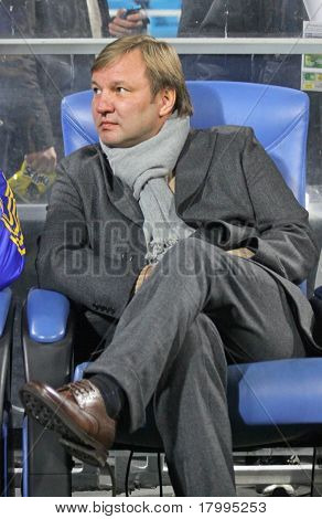 Ukraine National Soccer Team Manager Yuriy Kalytvintsev