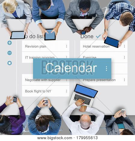 Digital Business To do List App Interface