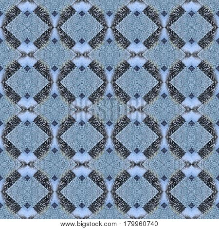 Seamless Pattern. Geometric Checkered Background With Rhombus. Abstract Seamless Pattern Of Small An