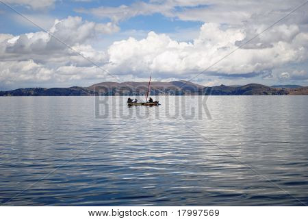 Jezero v Bolívii