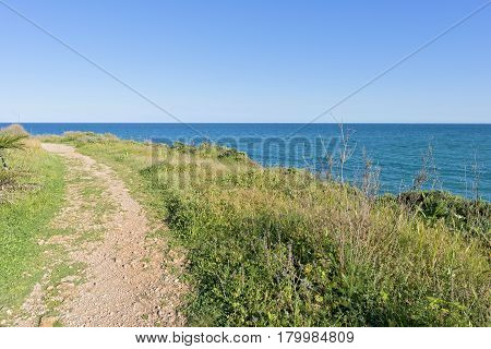 The Coast Of Vinaroz In Castellon, Spain